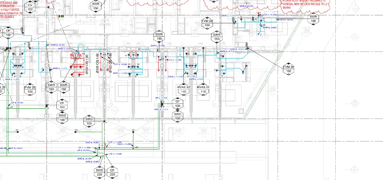 Drainage plan example